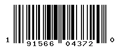 UPC barcode 191566043720
