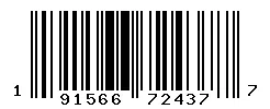 UPC barcode 191566724377