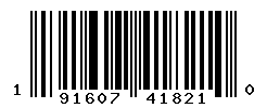UPC barcode number 191607418210