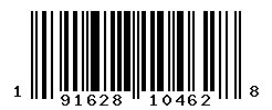 UPC barcode number 191628104628