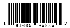 UPC barcode number 191665958253