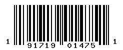 upc 191719014751 barcode image
