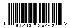 UPC barcode number 191743354625