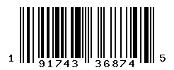 UPC barcode number 191743368745