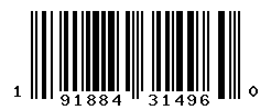 UPC barcode number 191884314960 lookup