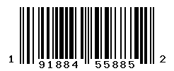 UPC barcode number 191884558852