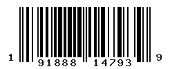 UPC barcode number 191888147939