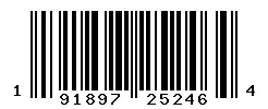 UPC 191897252464 barcode image