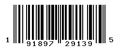 UPC barcode 191897291395