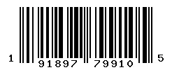 UPC 191897799105 barcode image
