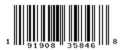 UPC barcode number 191908358468