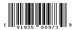 UPC barcode number 191935009739