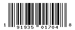 UPC barcode number 191935017048