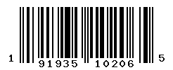 UPC barcode number 191935102065