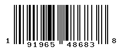 UPC barcode number 191965486838