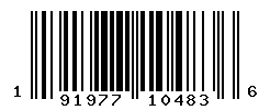 UPC barcode number 191977104836