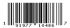 UPC barcode number 191977104867