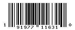 UPC barcode number 191977116310