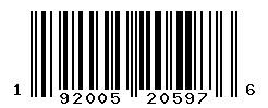 UPC barcode number 192005205976