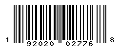 UPC barcode number 192020027768