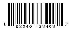 UPC barcode number 192040384087