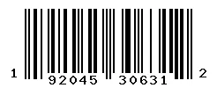 UPC barcode 192045306312