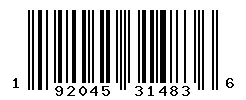 UPC 192045314836 barcode image