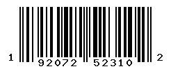 192072523102 barcode