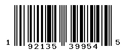 UPC barcode 192135399545