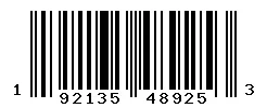 UPC barcode 192135489253