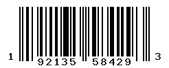 UPC barcode 192135584293