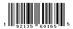 UPC barcode 192135601655