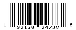 UPC barcode 192136247388