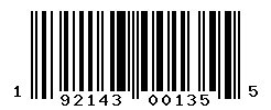 UPC barcode number 192143001355