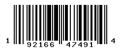 UPC barcode 192166474914