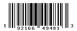 UPC barcode 192166494813