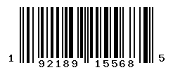 UPC barcode number 192189155685