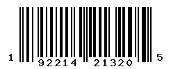 UPC barcode number 192214213205