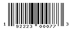 UPC barcode number 192223000773