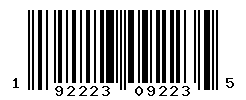 UPC barcode number 192223092235