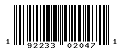 192233020471 barcode