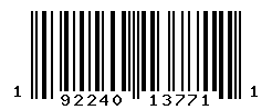 UPC barcode number 192240137711