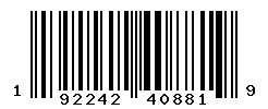 UPC barcode number 192242408819