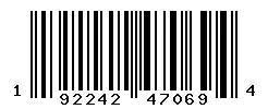 192242470694 barcode