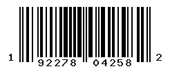 192278042582 barcode