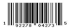 192278042735 barcode