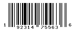 UPC barcode number 192314755636