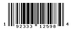 UPC barcode number 192333125984