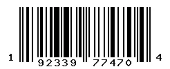 UPC barcode 192339774704