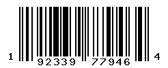 UPC barcode number 192339779464